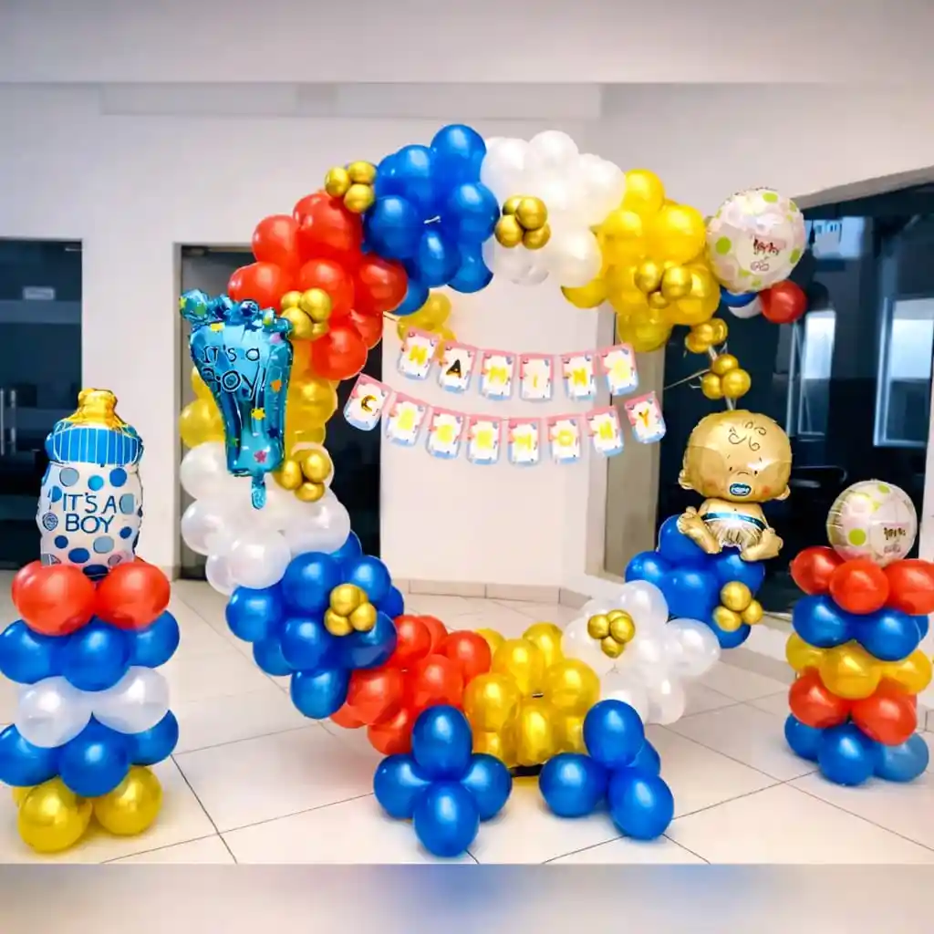 Colorful Naming Ceremony Backdrop